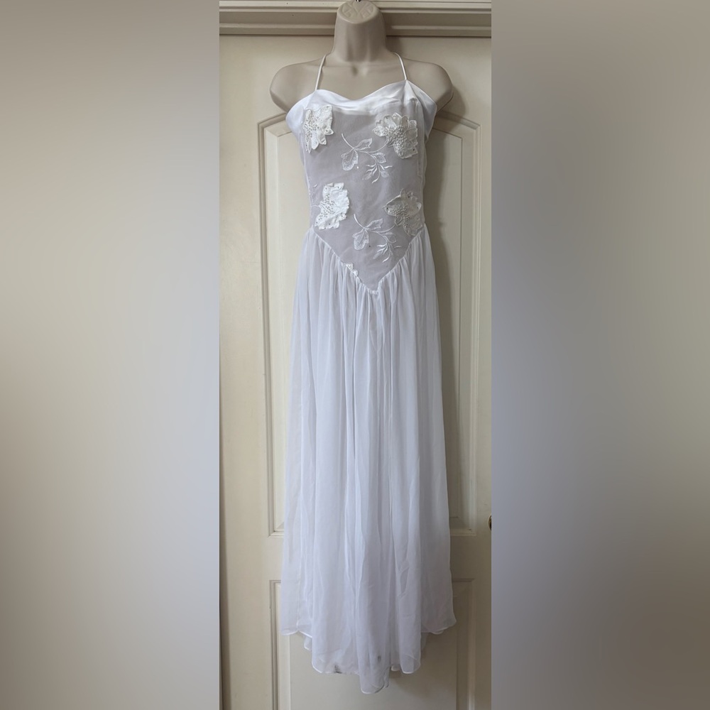 Vintage Victoria’s Secret Bridal Gold‎ Label Floor Length Gown Dress